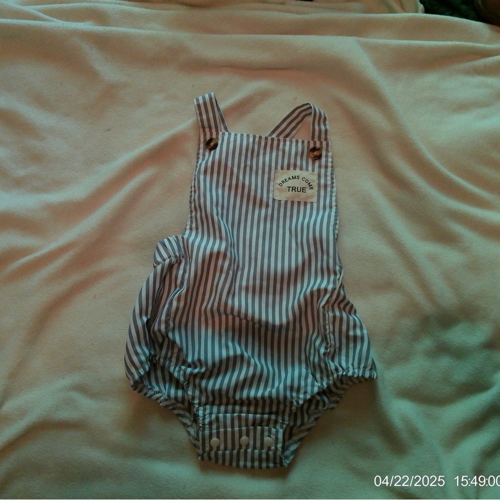 Striped Baby Romper